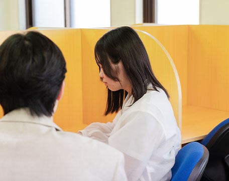一人ひとりのための個別ブース